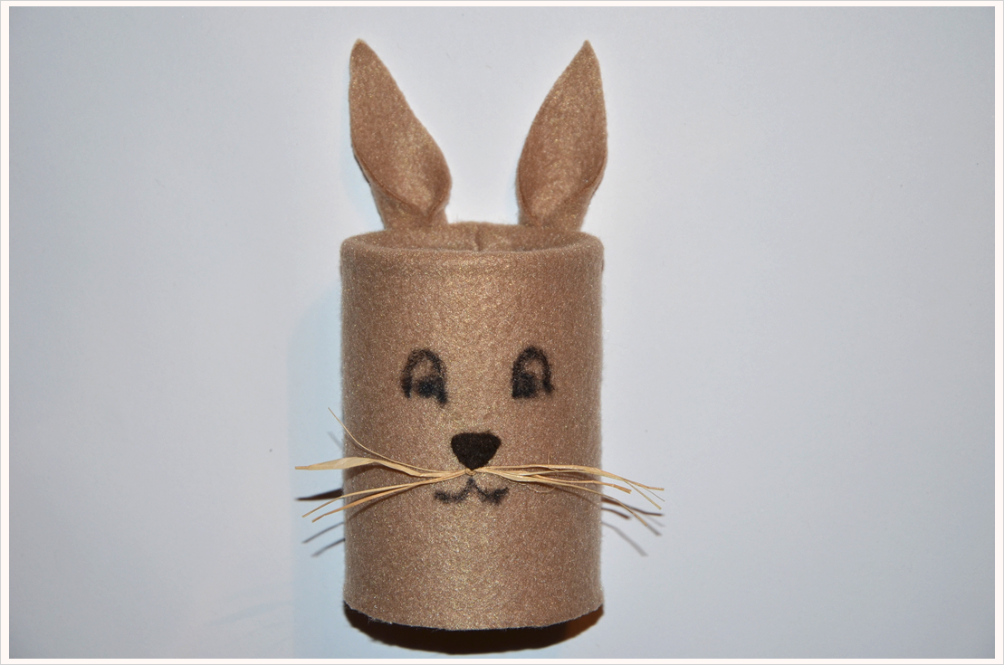 Oster-Geschenke verpacken Teil 2: Niedlicher Hasenbecher