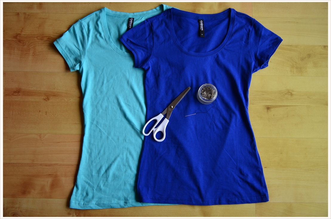 DIY-Dienstag: Colour-Block-Shirts