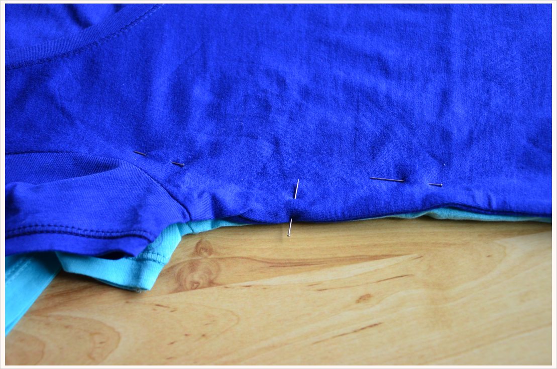 DIY-Dienstag: Colour-Block-Shirts
