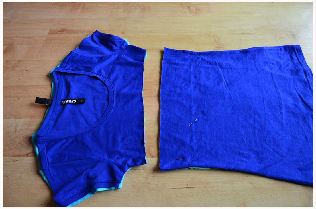DIY-Dienstag: Colour-Block-Shirts