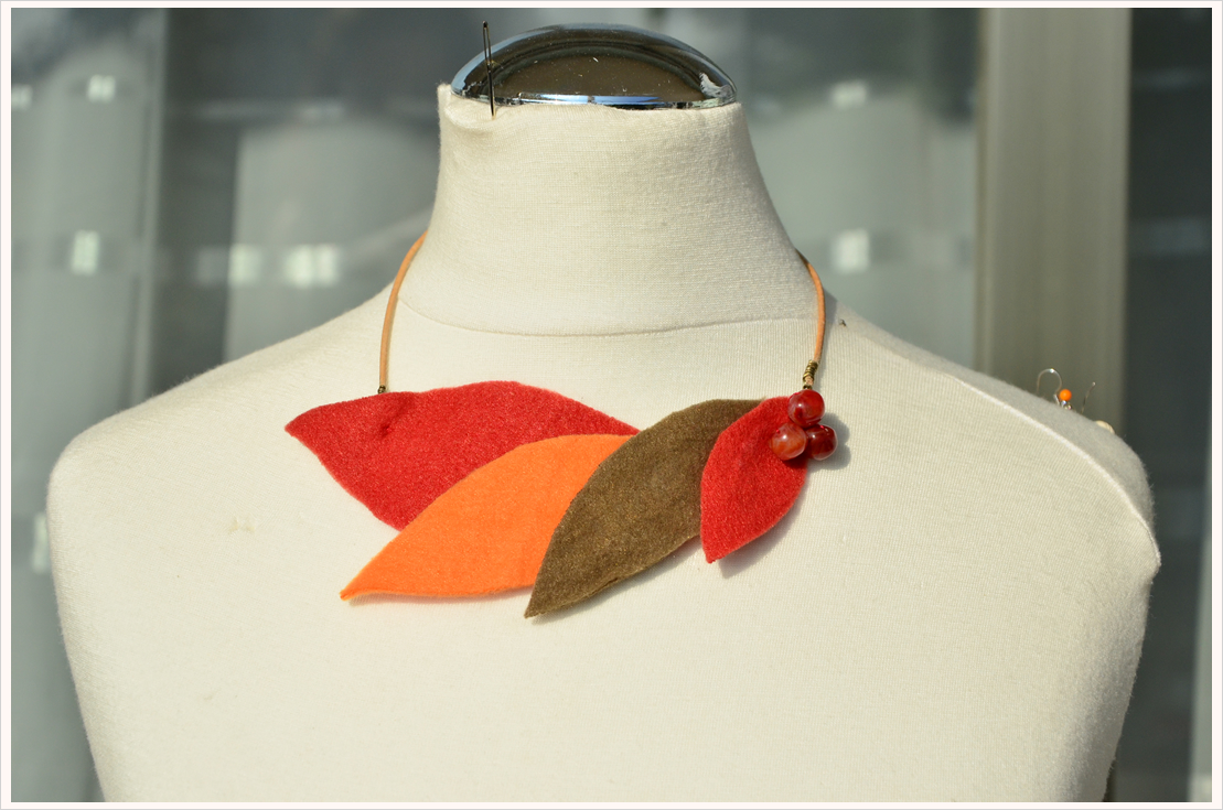 DIY-Dienstag: Herbstkette aus Filz