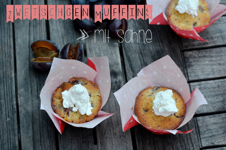 Heute kommt das Mmmontags-Rezept von Bonny: Zwetschgen-Muffins