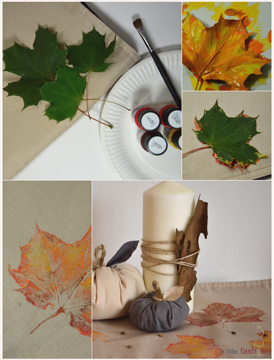 DIY-Dienstag: Der Herbst in seinen schönsten Farben - Blätter-Deckchen