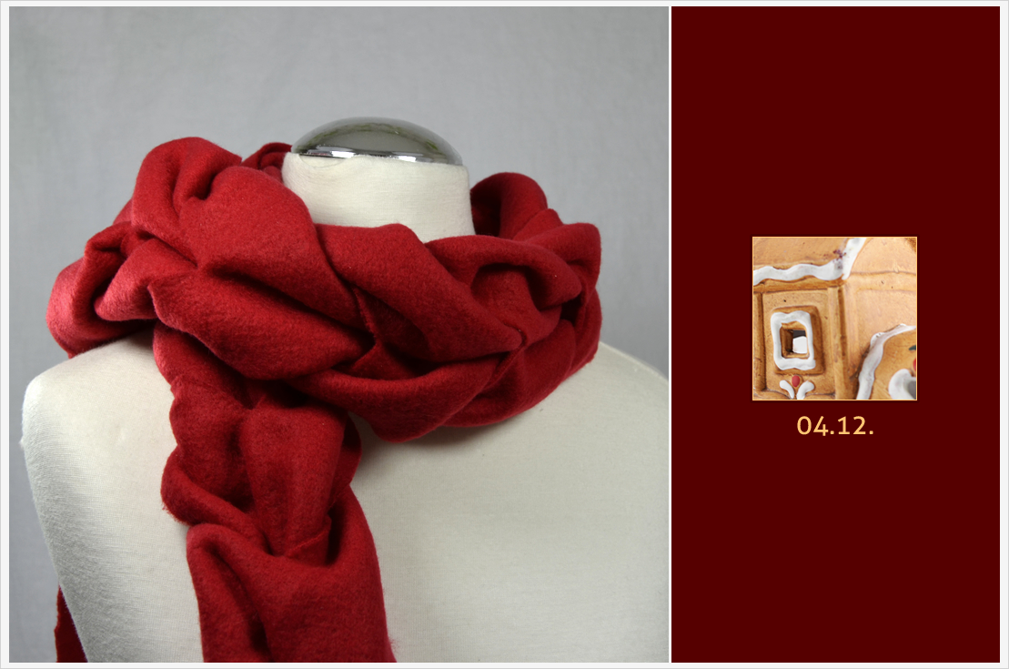 Der a-little-fashion-Adventskalender: 04. Dezember - Kuschelschal aus Fleece