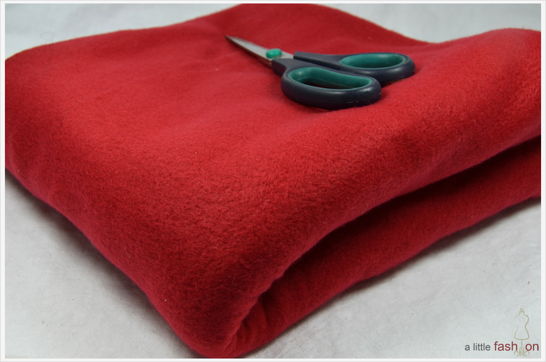 Der a-little-fashion-Adventskalender: 04. Dezember  - Kuschelschal aus Fleece