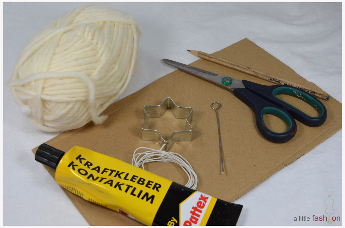 Der a-little-fashion-Adventskalender: 09. Dezember  - Baumschmuck mit Wolle