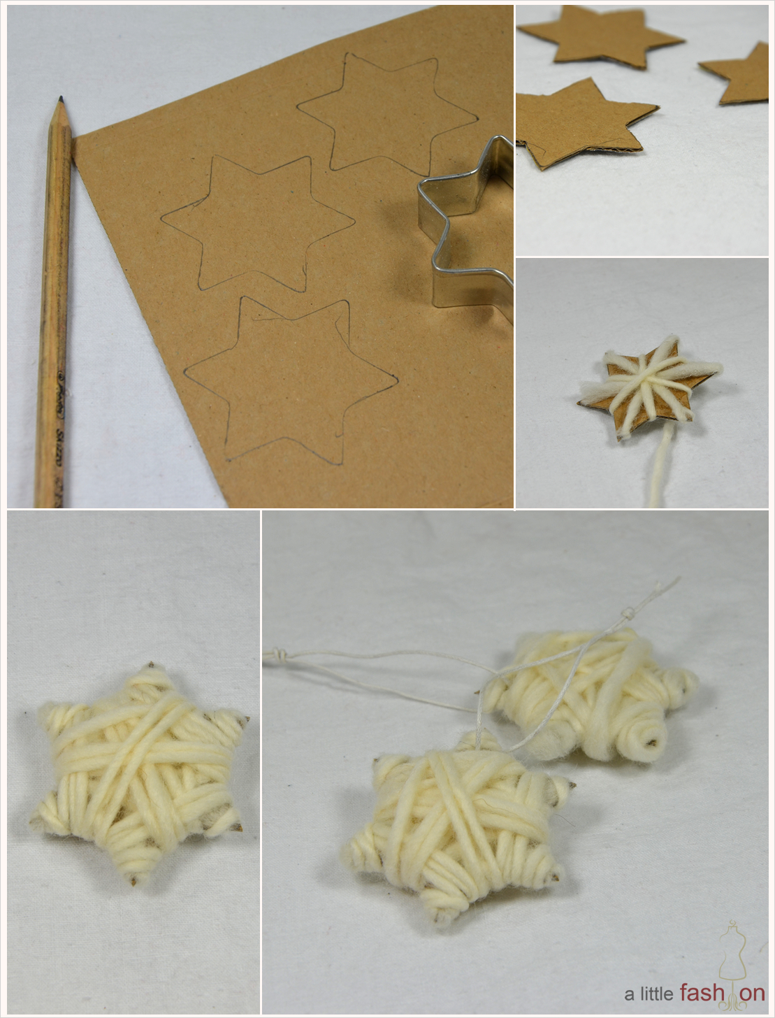 Der a-little-fashion-Adventskalender: 09. Dezember  - Baumschmuck mit Wolle