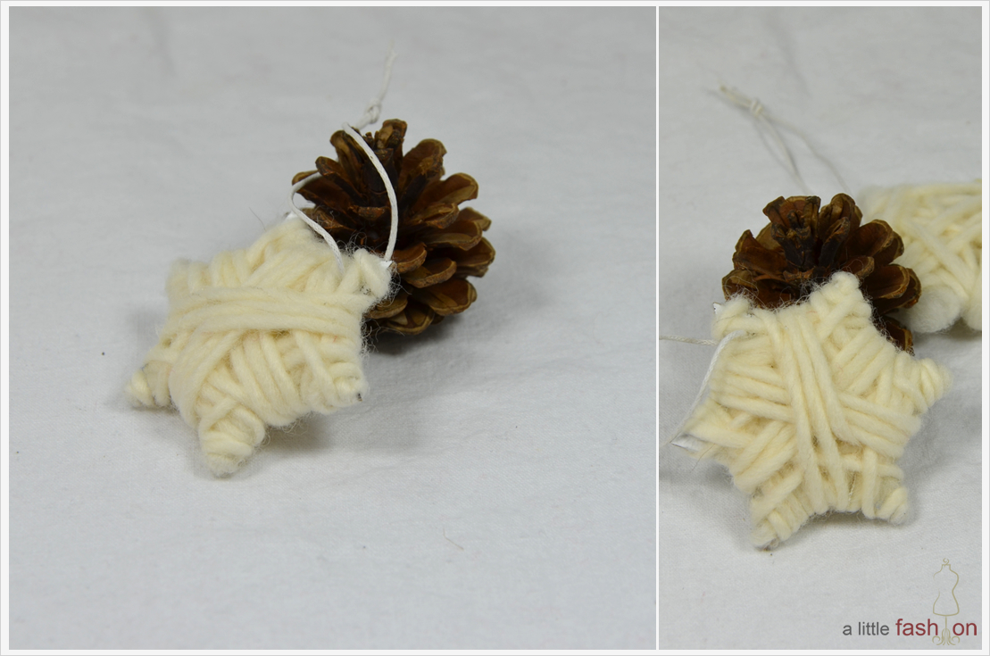 Der a-little-fashion-Adventskalender: 09. Dezember  - Baumschmuck mit Wolle