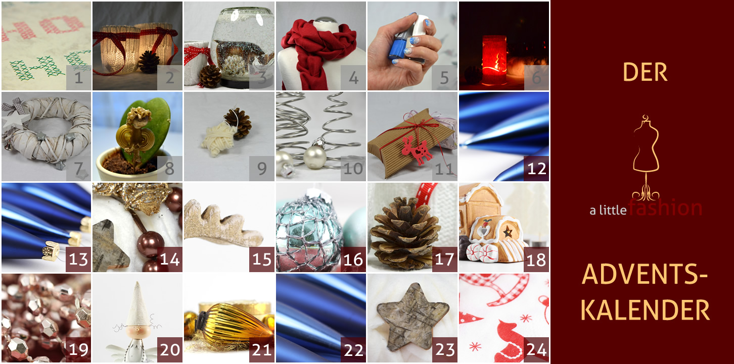 Der a-little-fashion-Adventskalender: 11 Dezember  - Schöne DIY-Geschenkschachtel