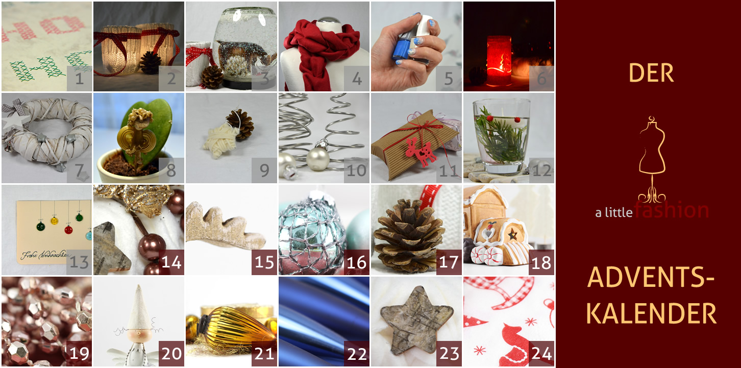 Der a-little-fashion-Adventskalender: 13. Dezember  - Zauberhafte Weihnachtskarten