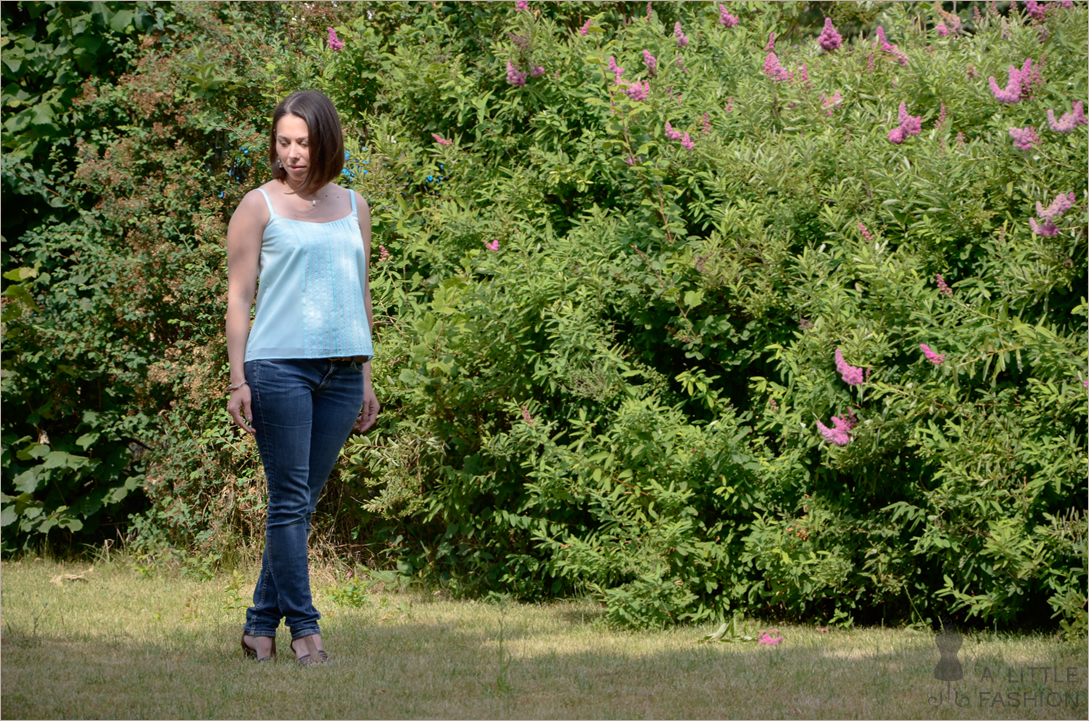 Outfit: Zarte Rüschen in zartem Mint