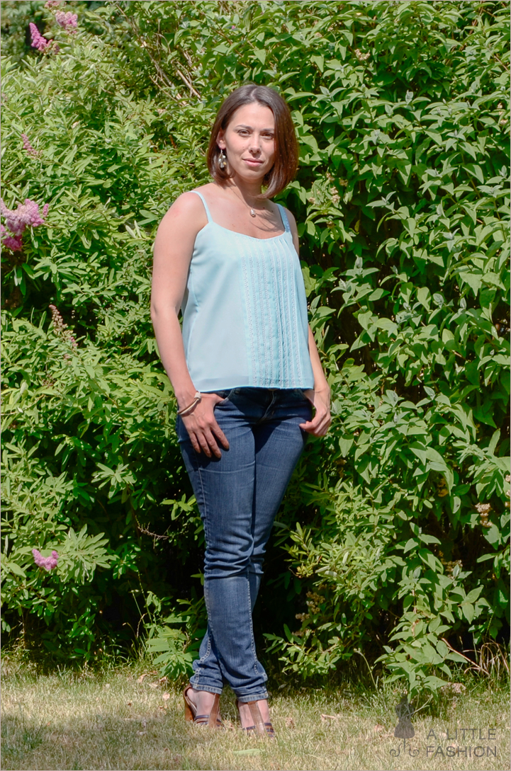 Outfit: Zarte Rüschen in zartem Mint