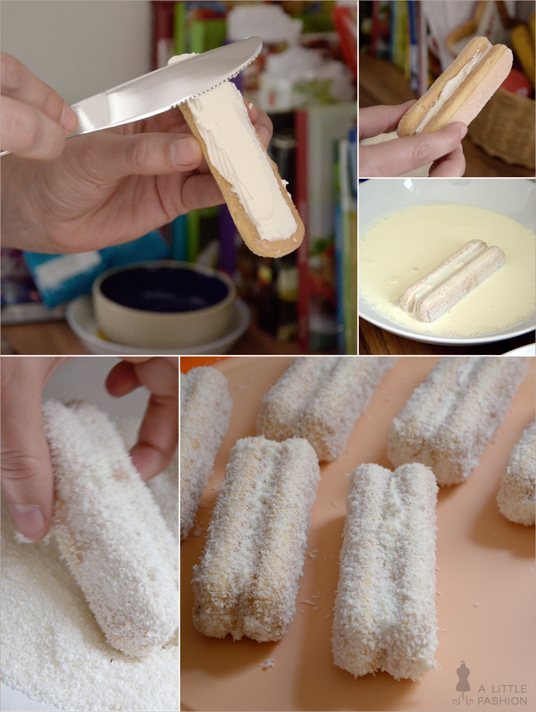 Rezept: Karibische Kokos-Mascarpone-Sticks