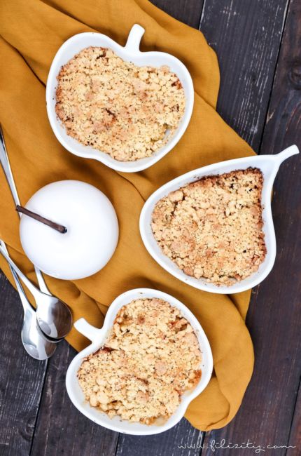 Apfel-Quitten-Crumble - Das perfekte Herbst-Dessert | Filizity.com ...