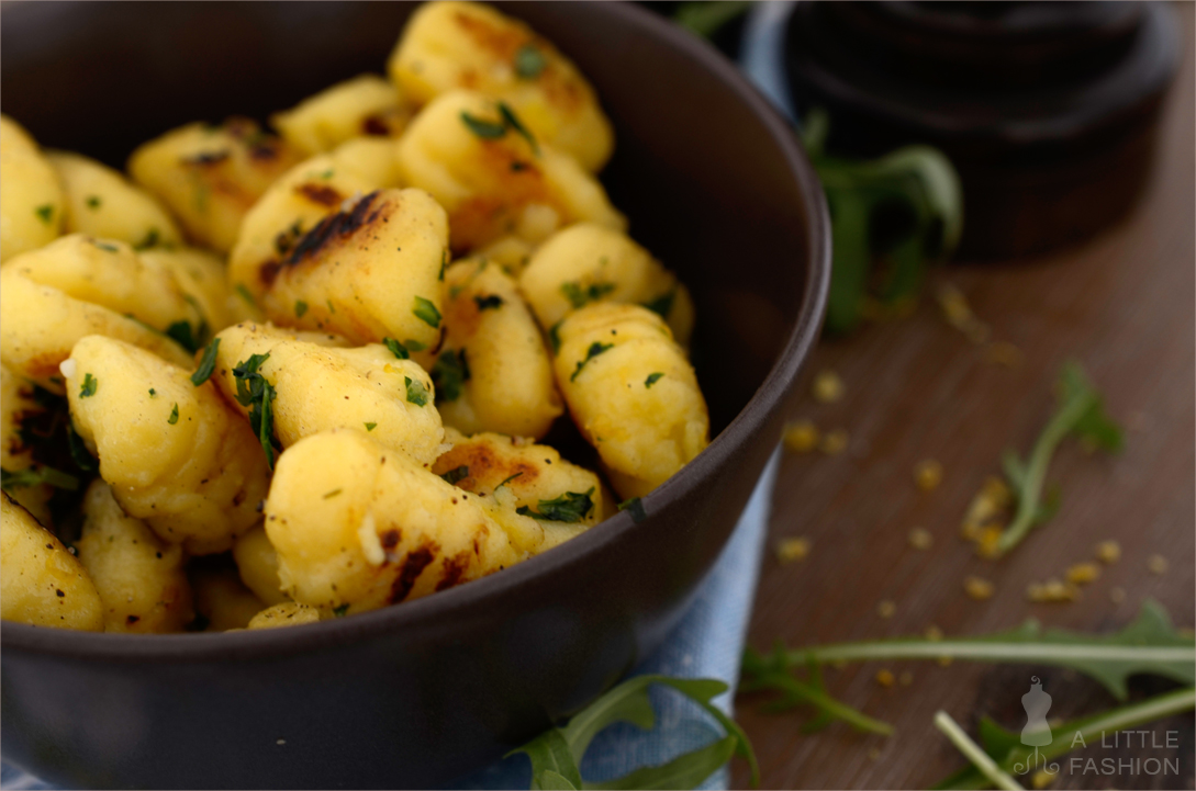 [Rezept] Gnocchi mit Rucola und Zitrone