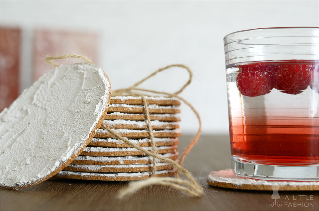 [DIY] Maritime Glas-Untersetzer mit Sand