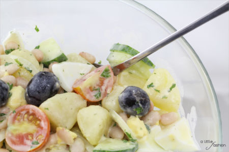 Kartoffel-Bohnen-Salat