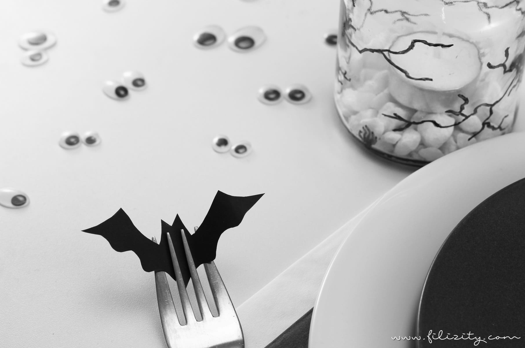 3 schnelle Halloween-Deko Ideen zum Selbermachen | Filizity.com | DIY-Blog aus dem Rheinland #halloween #deko #booh