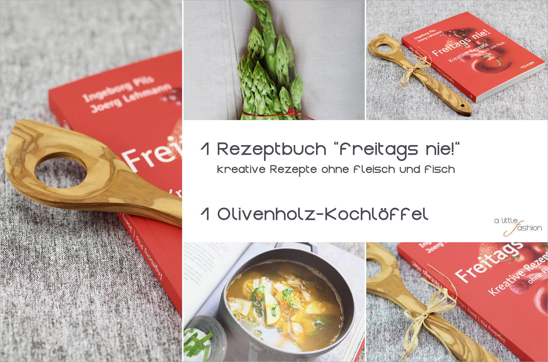 Gewinnt ein vegetarisches Kochbuch & einen Olivenholz-Kochlöffel! | https://www.filizity.com/food/alittlefashion-geburtstagssause-giveaway-5