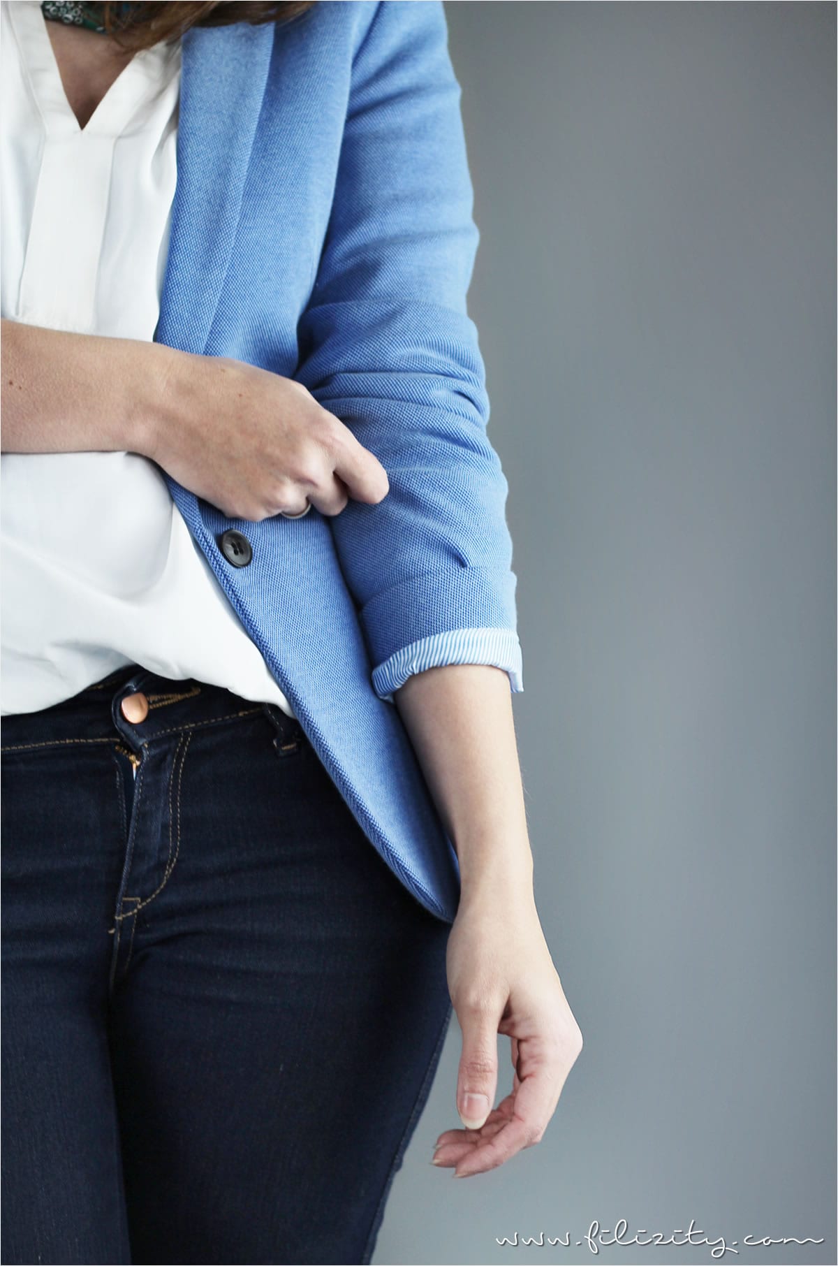 Casual Elegance mit Jeans und Blazer | A Little Fashion | www.a-little-fashion.com/fashion/casual-elegance-jeans-blazer-bluse