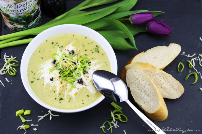 Kartoffel-Lauch-Suppe mit Käse | Filizity.com | Food-Blog aus Koblenz