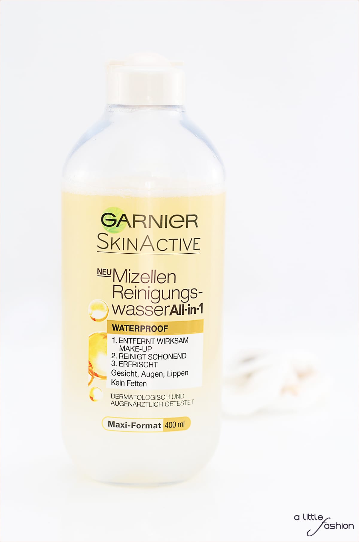 Garnier Mizellen-Reinigungswasser waterproof | A Little Fashion | http://w.a-little-fashion.com/beauty/garnier-mizellen-reinigungswasser-waterproof