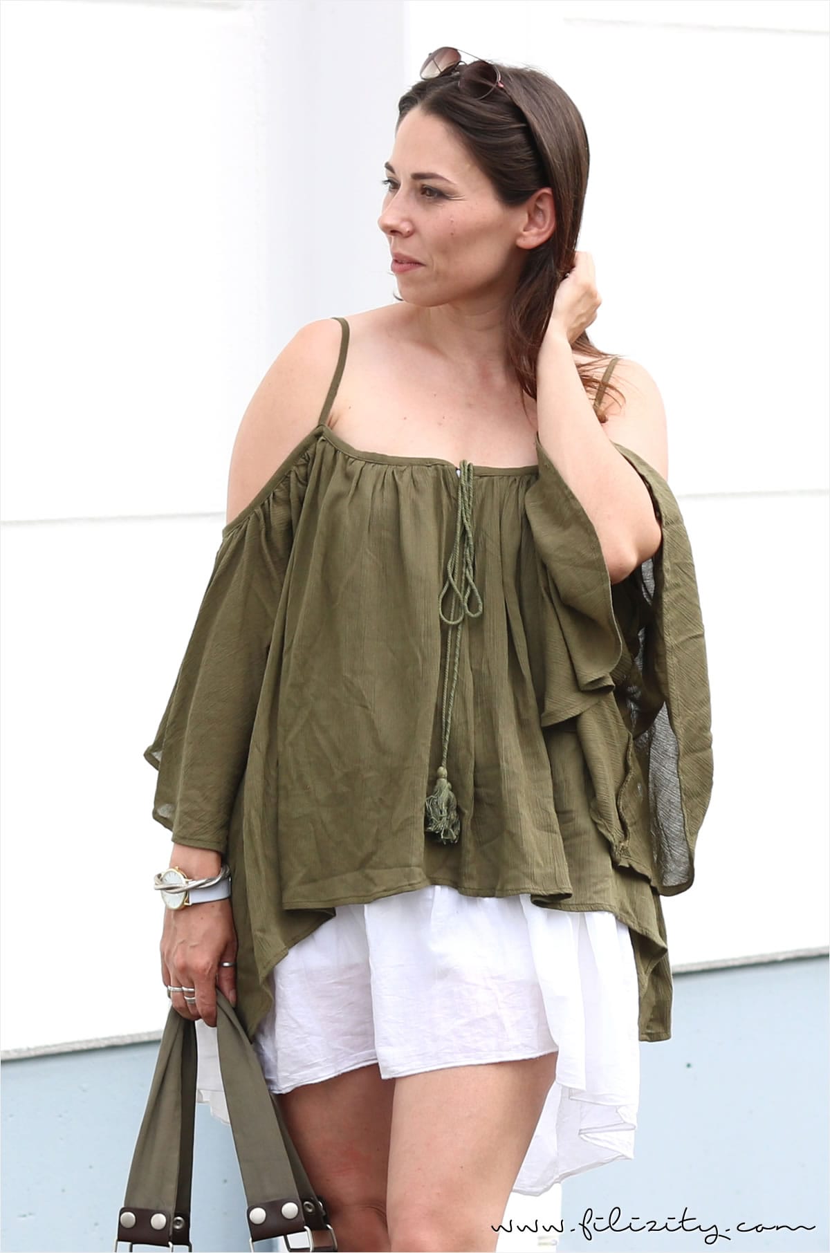 Sommerlicher Offshoulder-Lagenlook | A Little Fashion