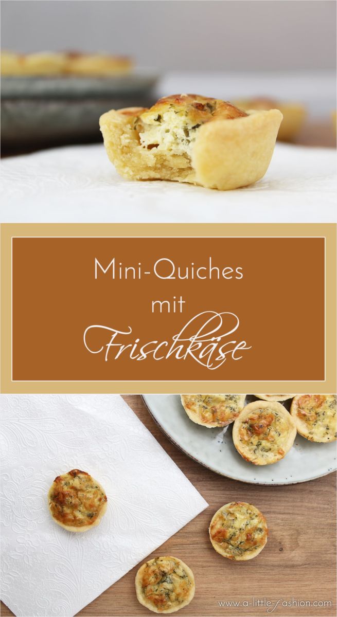 Mini-Quiches mit Frischkäse - Filizity.com
