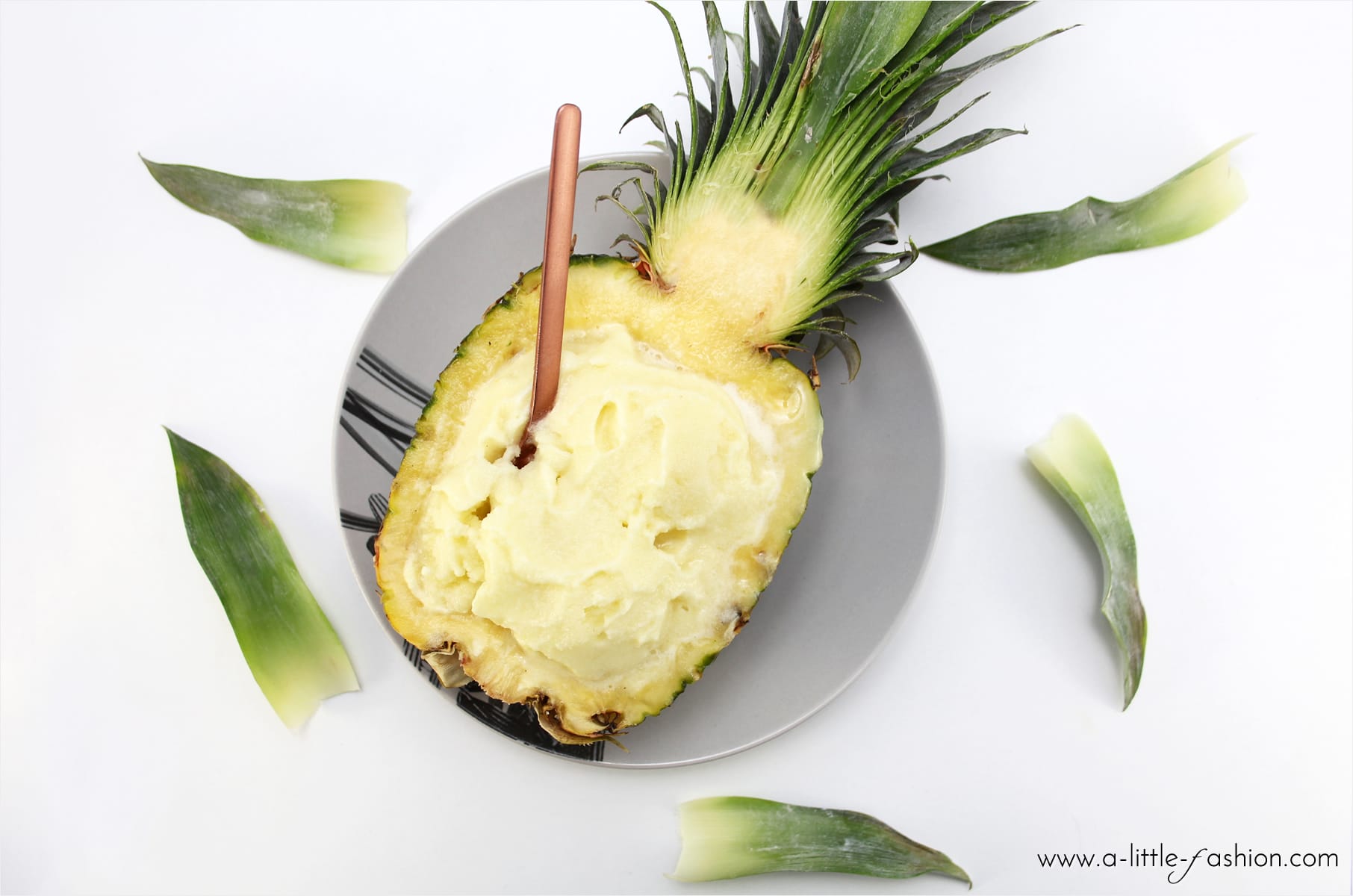 Ananas-Kokos-Sorbet | A Little Fashion