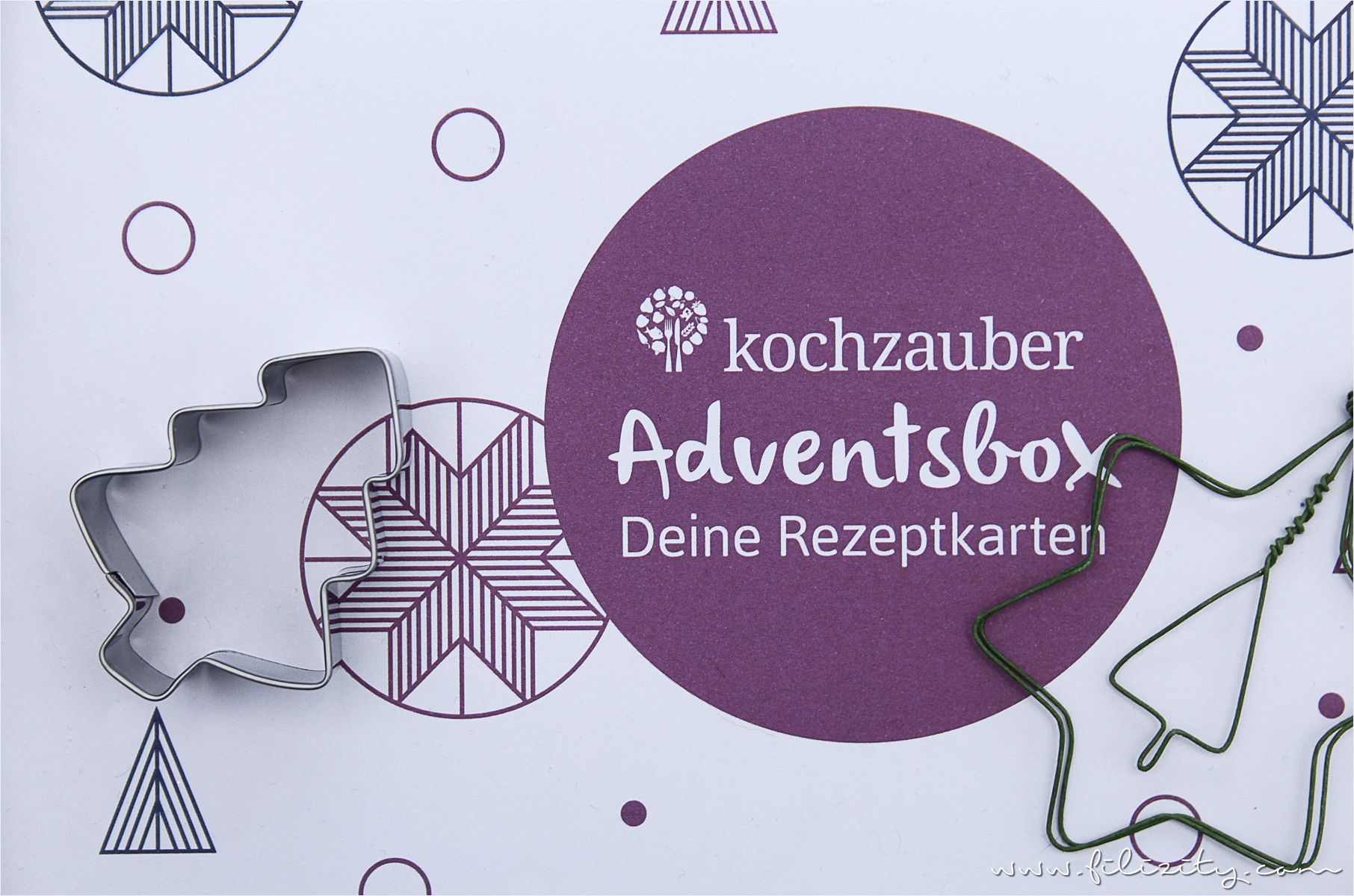 Vorfreude auf Weihnachten: Plätzchen backen mit der Adventsbox von Kochzauber