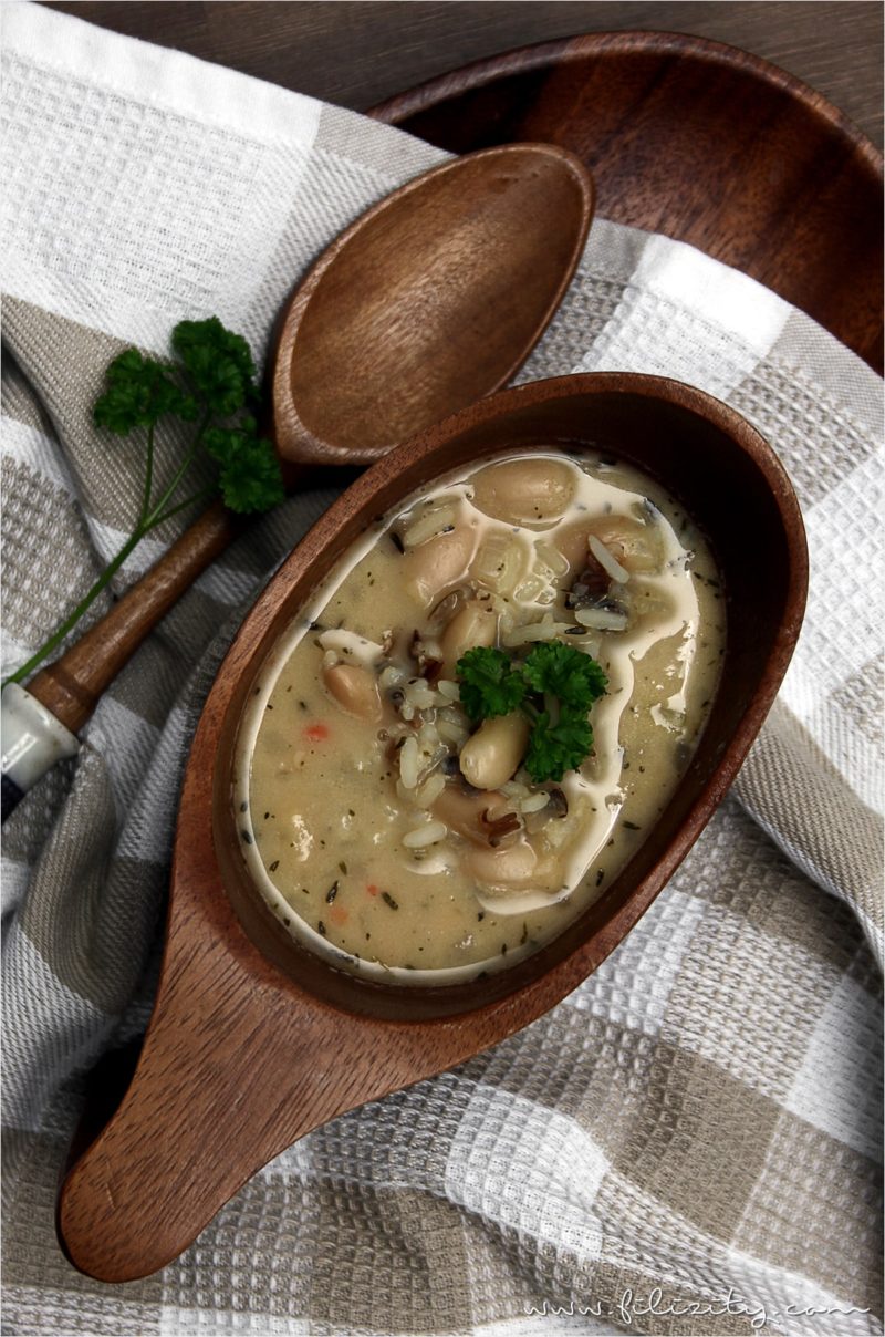 Wildreis-Bohnen-Suppe - Filizity.com