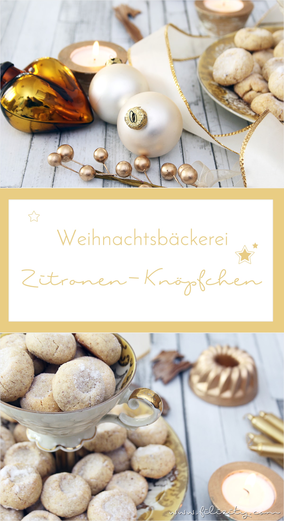 Zitronenknöpfchen & Adventskalender-Gewinnspiel mit C&B with Andrea und Die Hochstapler