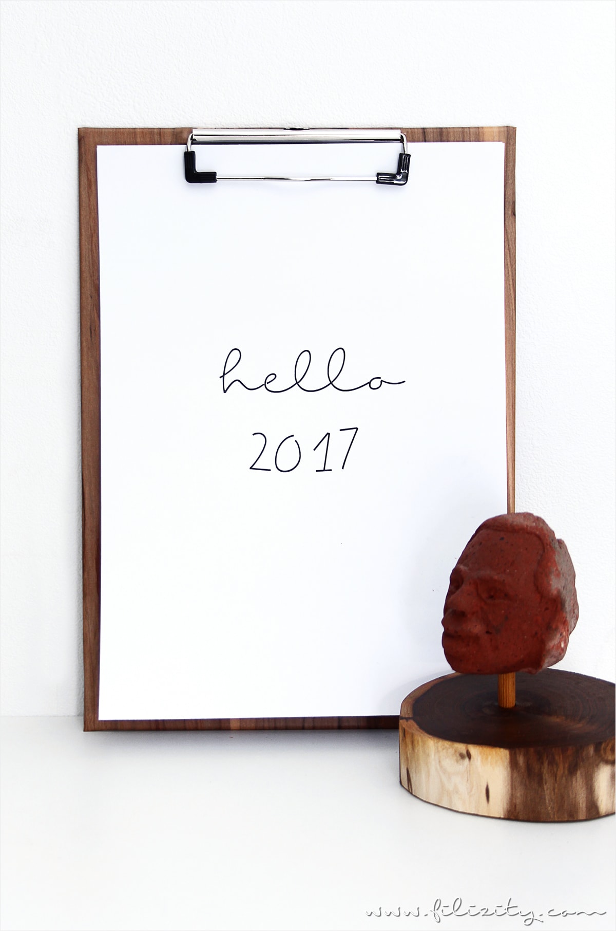 [ Free Printable ] Minimalistischer Kalender für 2017 | Druckvorlage