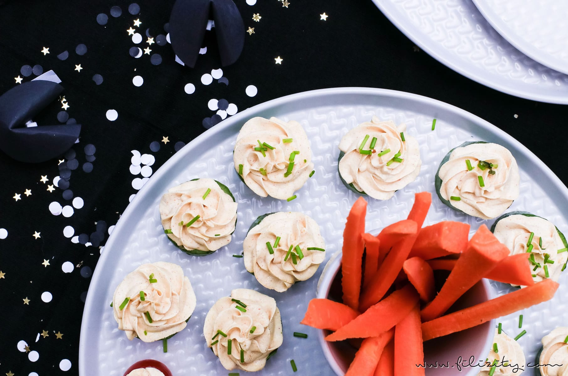 Silvester-Rezept: Fingerfood & Curry-Dip für's Party-Buffet | Filizity.com | Food-Blog aus dem Rheinland #silvester #partyfood #party #fingerfood #nye