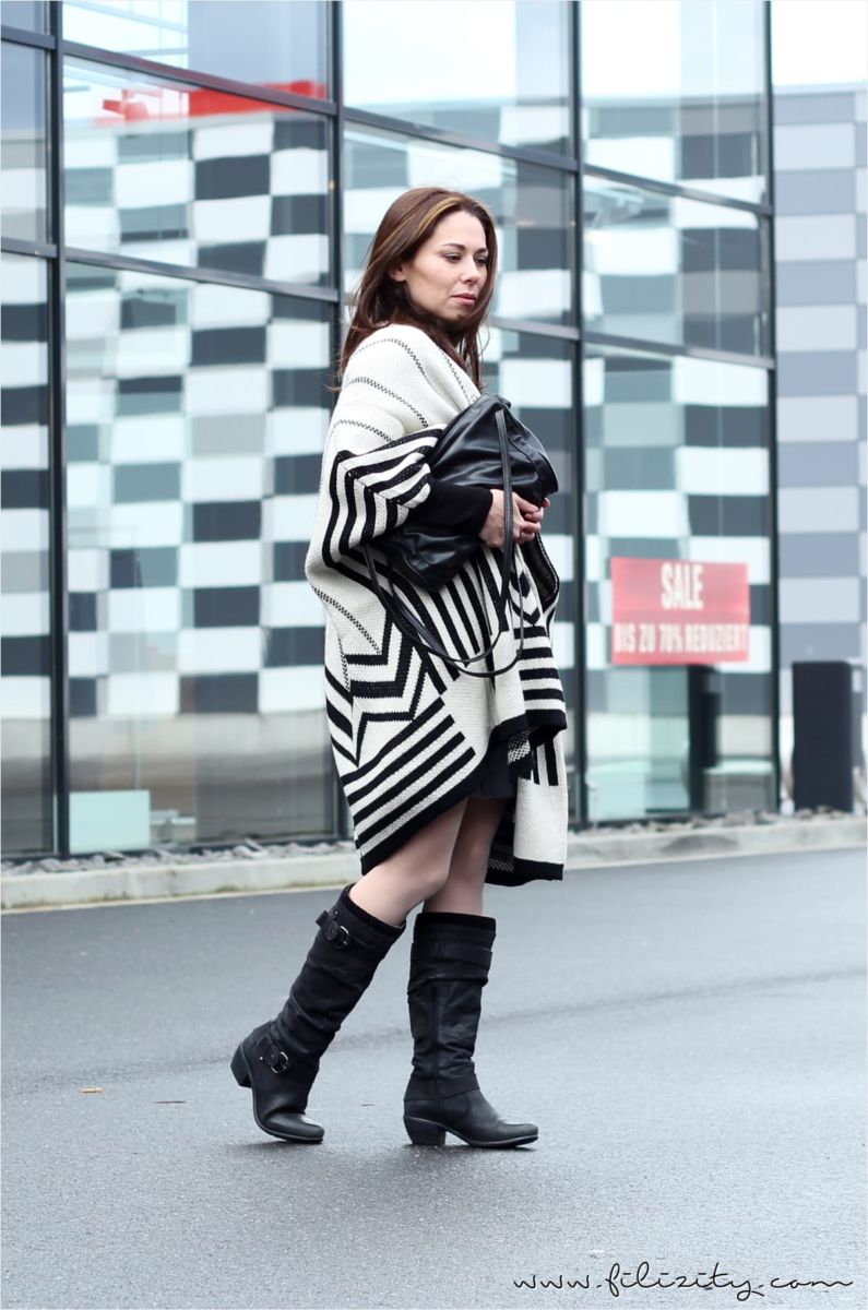 Winter-Outfit mit Basefield-Cape - Filizity.com