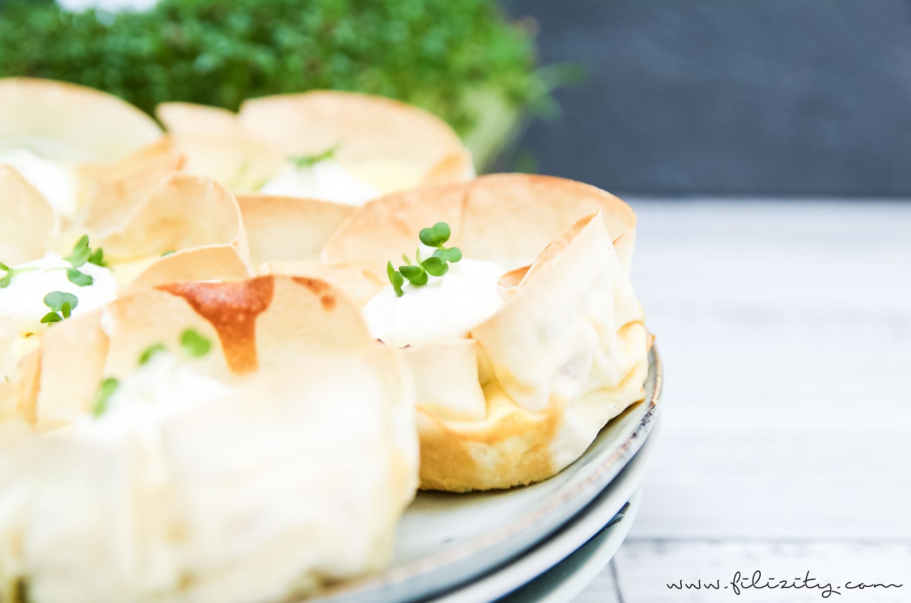 Mini-Spargel-Quiches - Urban Gardening mit frischen Kräutern | Filizity.com | Food-Blog aus dem Rheinland #frühling #spargel