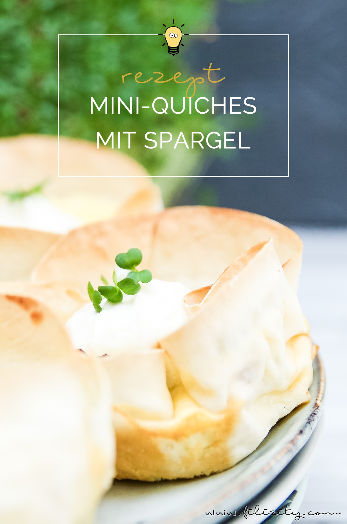 Mini-Spargel-Quiches - Urban Gardening mit frischen Kräutern | Filizity.com | Food-Blog aus dem Rheinland #frühling #spargel