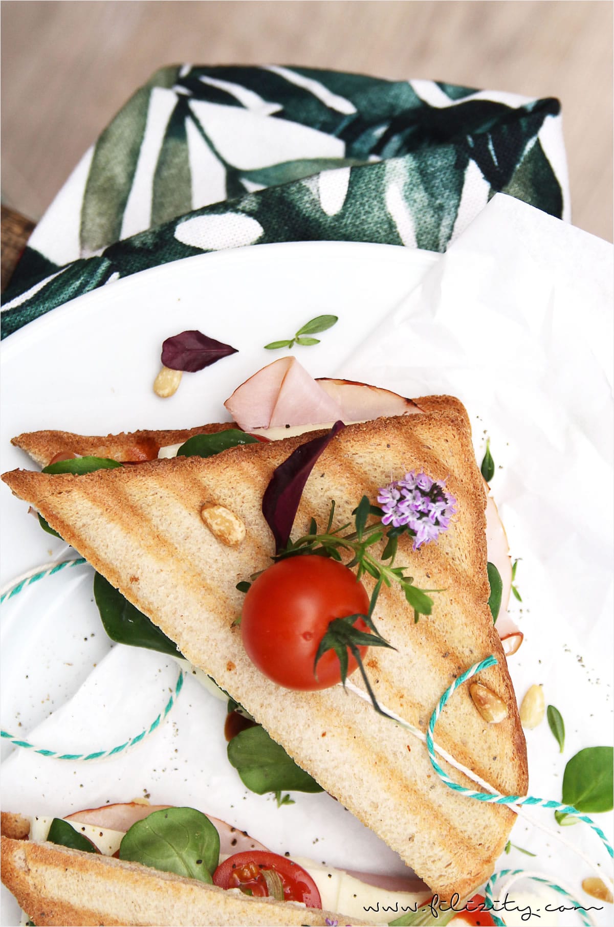 Mediterranes Sandwich mit Herta Finesse #lunchinstyle