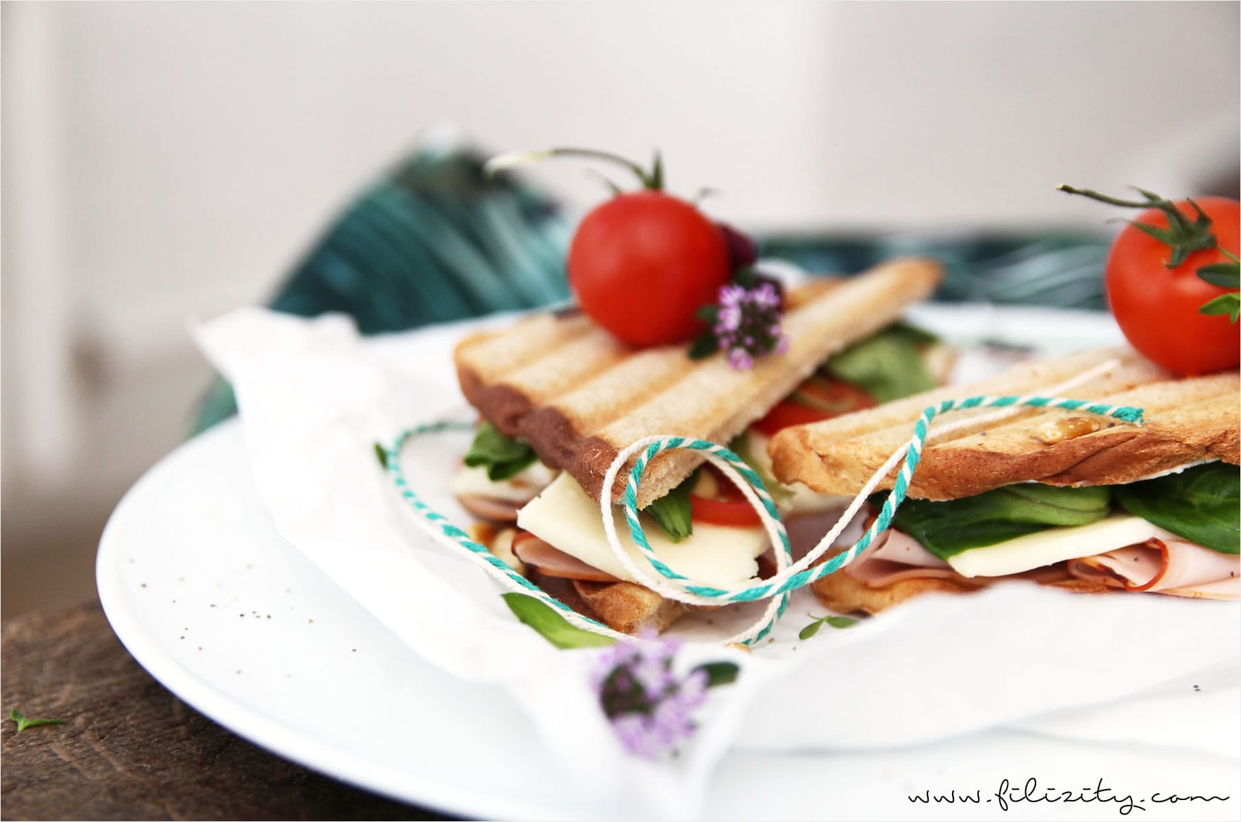 Mediterranes Sandwich mit Herta Finesse #lunchinstyle