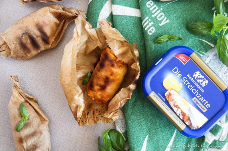 Gefüllte Grillbrote mit TomatenPaprikaButter