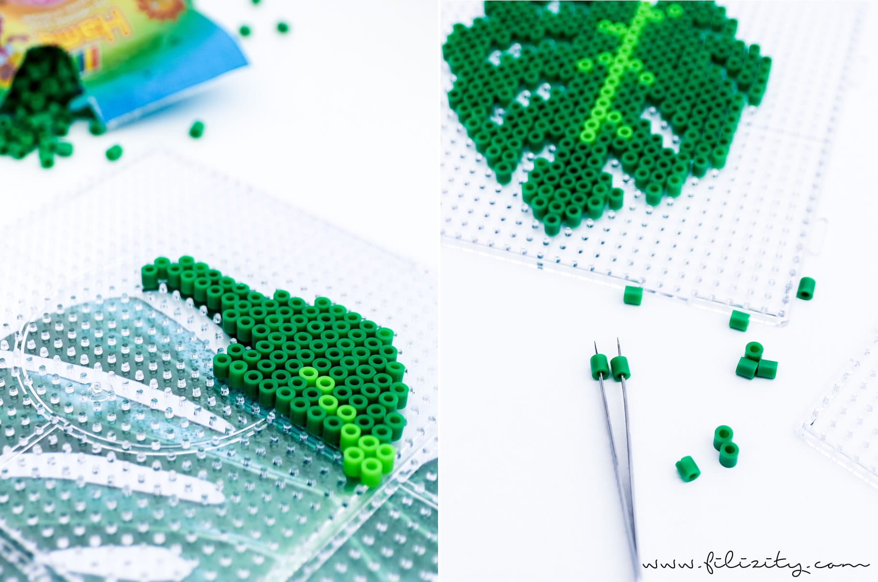 DIY Urban Jungle: Bügelperlen-Monstera - Just Bead It! #bügelperlen #monstera