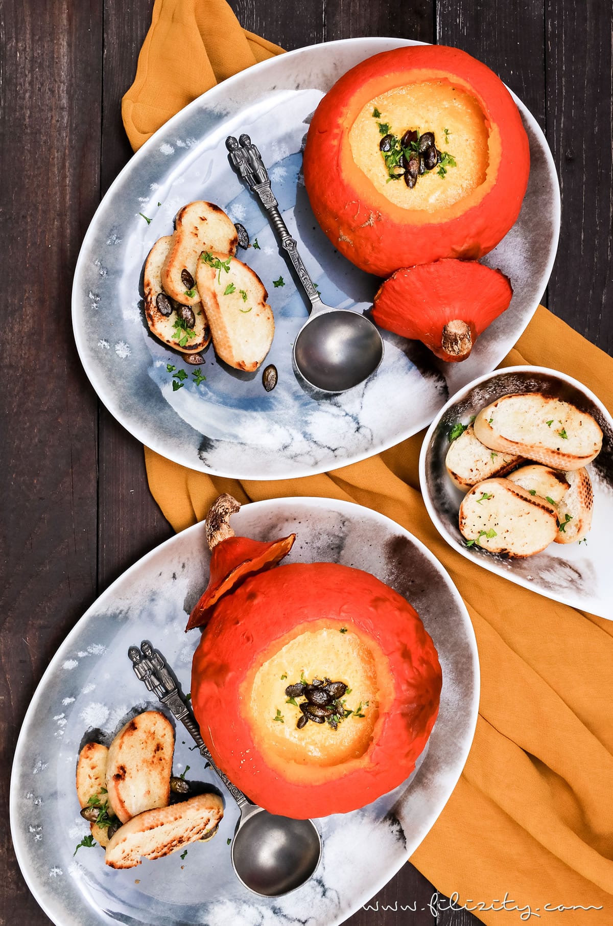 Kürbis-Suppe aus dem Ofen | Filizity.com | Food-Blog aus Koblenz