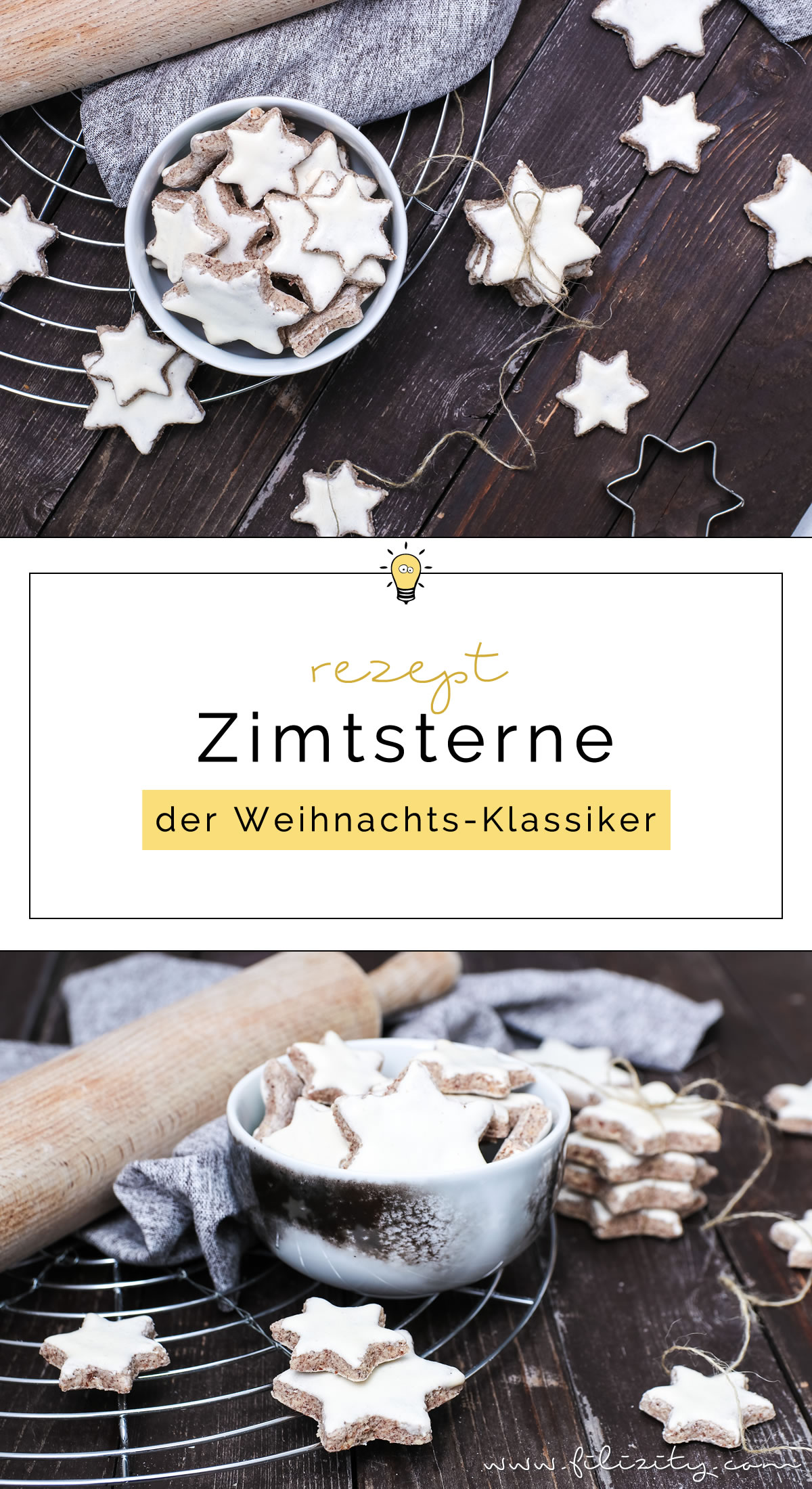 Zimtsterne zu Weihnachten – Der Klassiker unter den Plätzchen-Rezepten | Filizity.com | Food-Blog aus Koblenz #weihnacht #plätzchen #advent