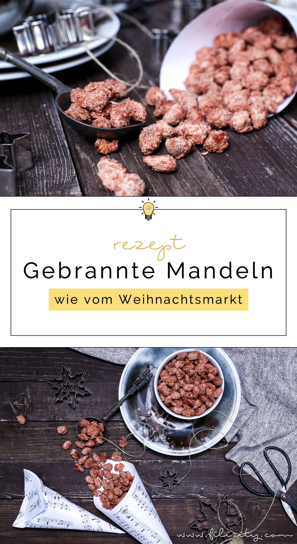 Rezept: Gebrannte Mandeln wie vom Weihnachtsmarkt #weihnachten #advent