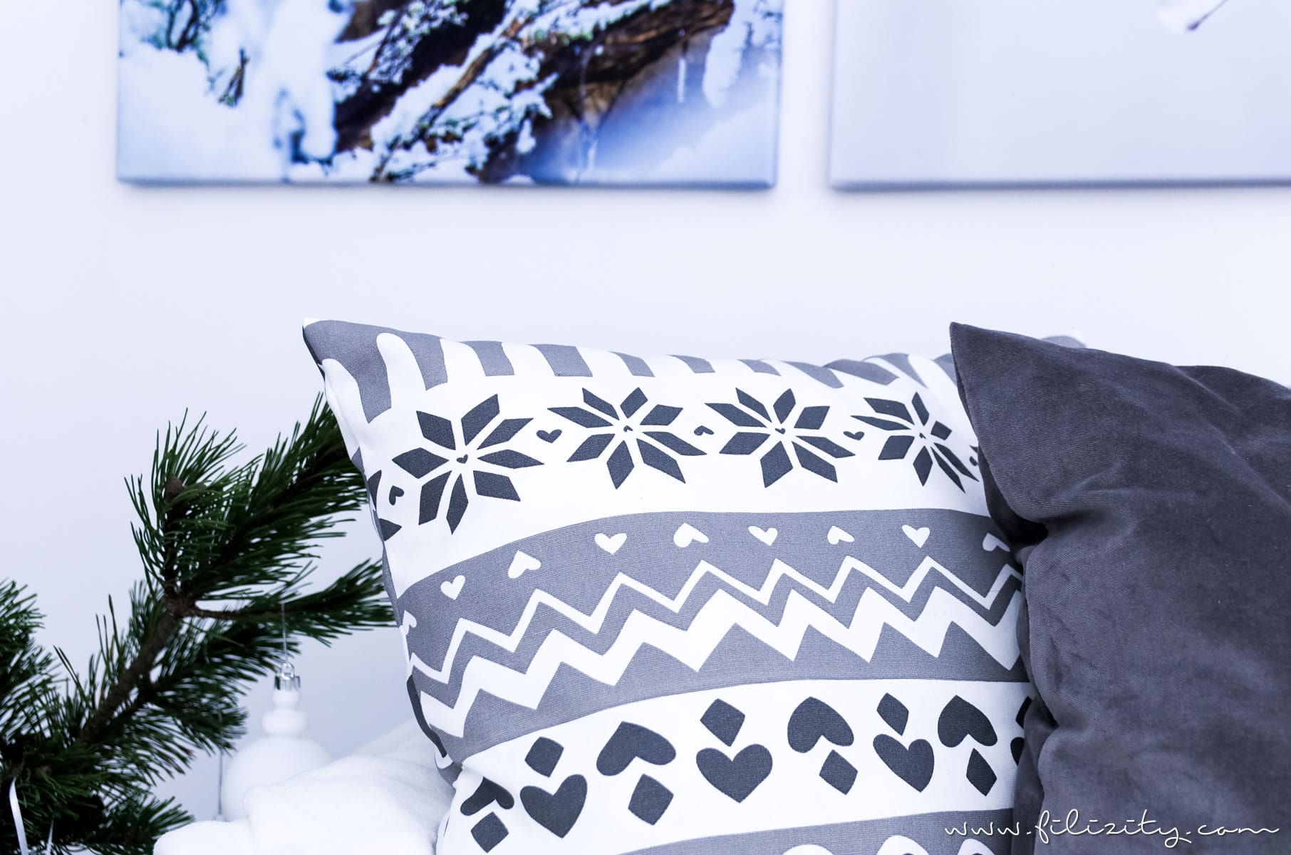 Vinter 2017: Winter- und Weihnachtsdeko von IKEA + DIY Dekokissen | Filizity.com | Interior-Blog aus dem Rheinland #vinter2017 #ikea #weihnachten