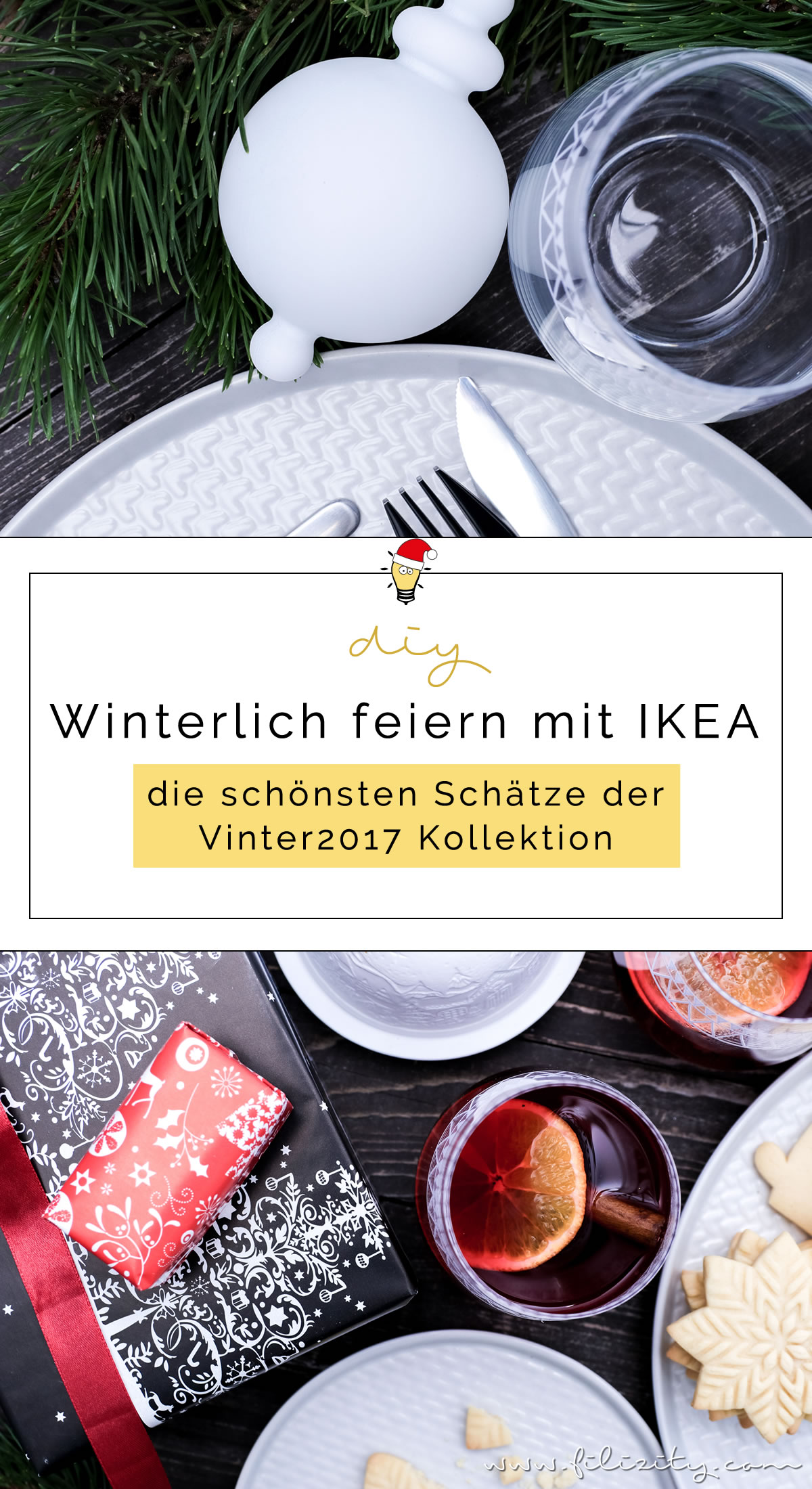 Vinter 2017: Winter- und Weihnachtsdeko von IKEA + DIY Dekokissen | Filizity.com | Interior-Blog aus dem Rheinland #vinter2017 #ikea #weihnachten