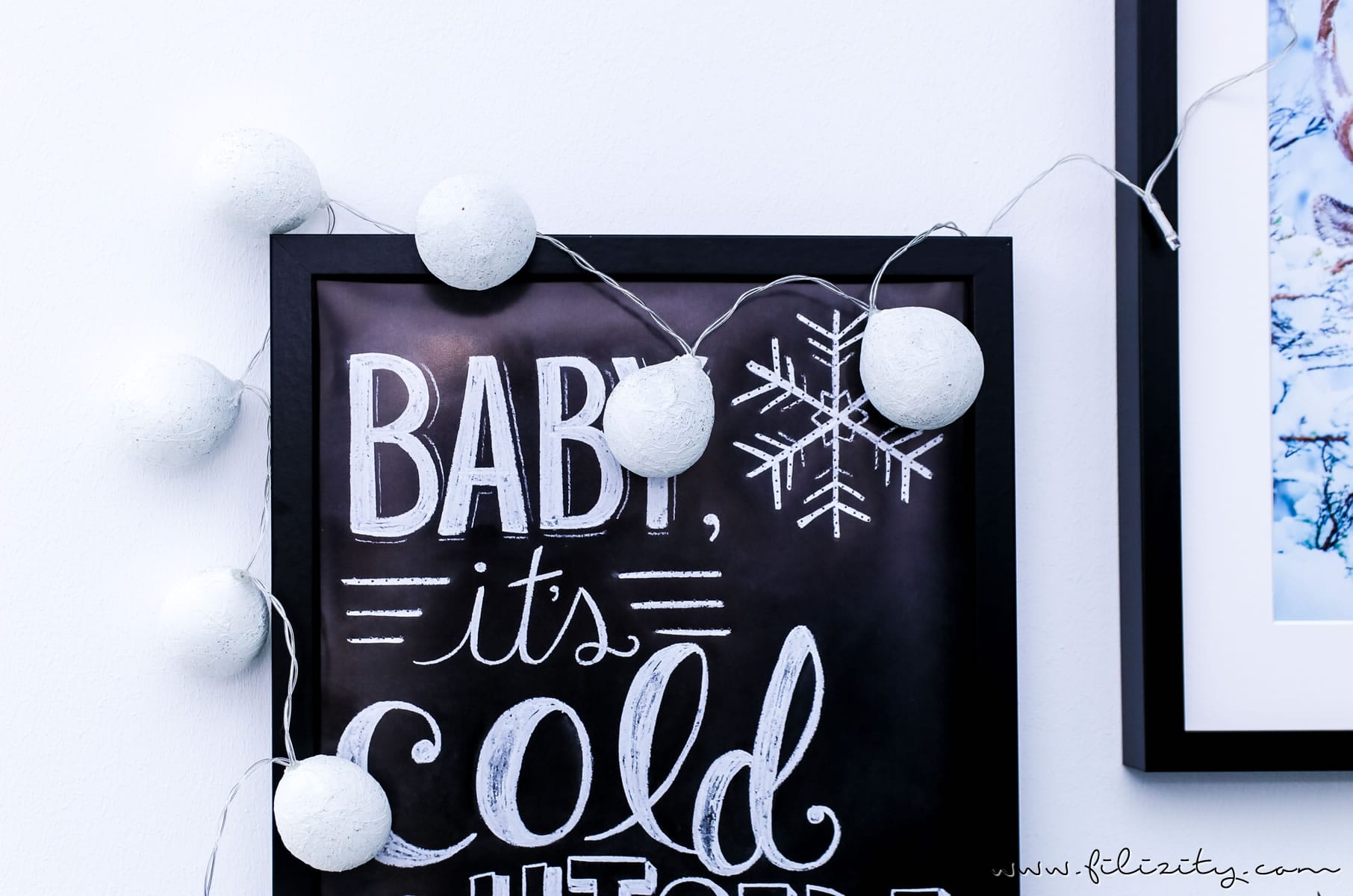 3 weihnachtliche DIY-Ideen mit Taschentüchern | Lichterkette mit Taschentuch-Lampenschirmen | Filizity.com | DIY-Blog aus dem Rheinland #weihnachten #weihnachtsdeko #tempo