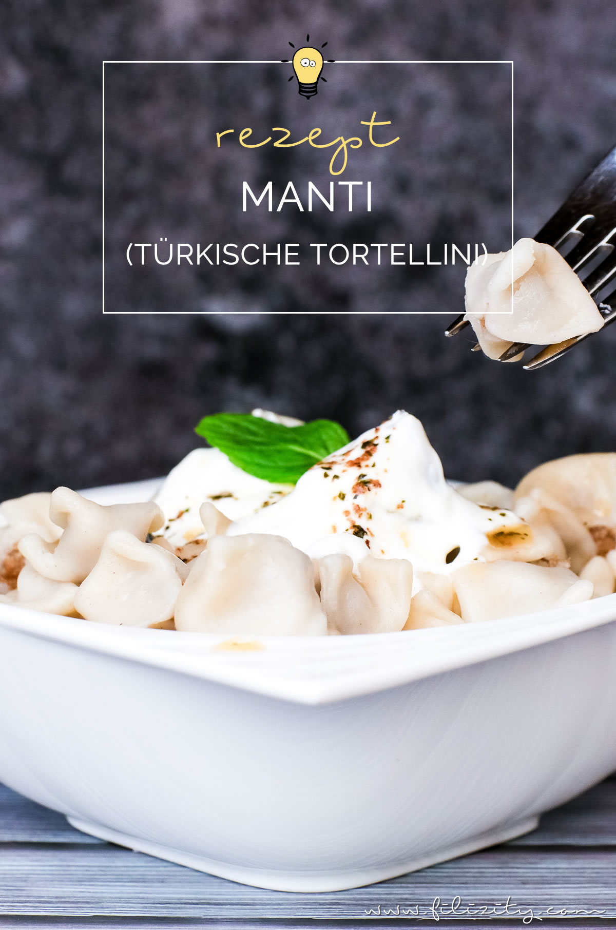 Rezept für Manti - Türkische Tortellini mit Knoblauch-Joghurtsoße und Paprikabutter | Filizity.com | Food-Blog aus dem Rheinland #tortellini #ravioli #manti