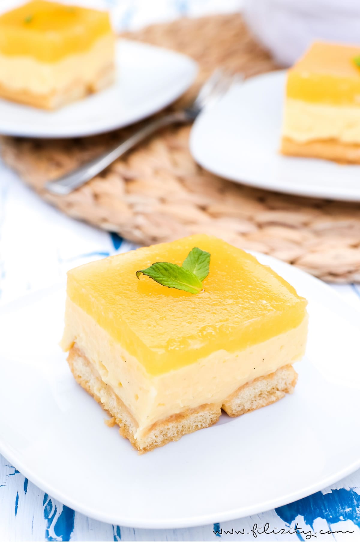 Rezept No Bake Torte: Pfirsich-Vanille-Torte ohne Backen | Perfekt für Geburtstage, Partys, Ostern, Frühling & Sommer | Filizity.com | Food-Blog aus dem Rheinland #frühling #sommer #nobake