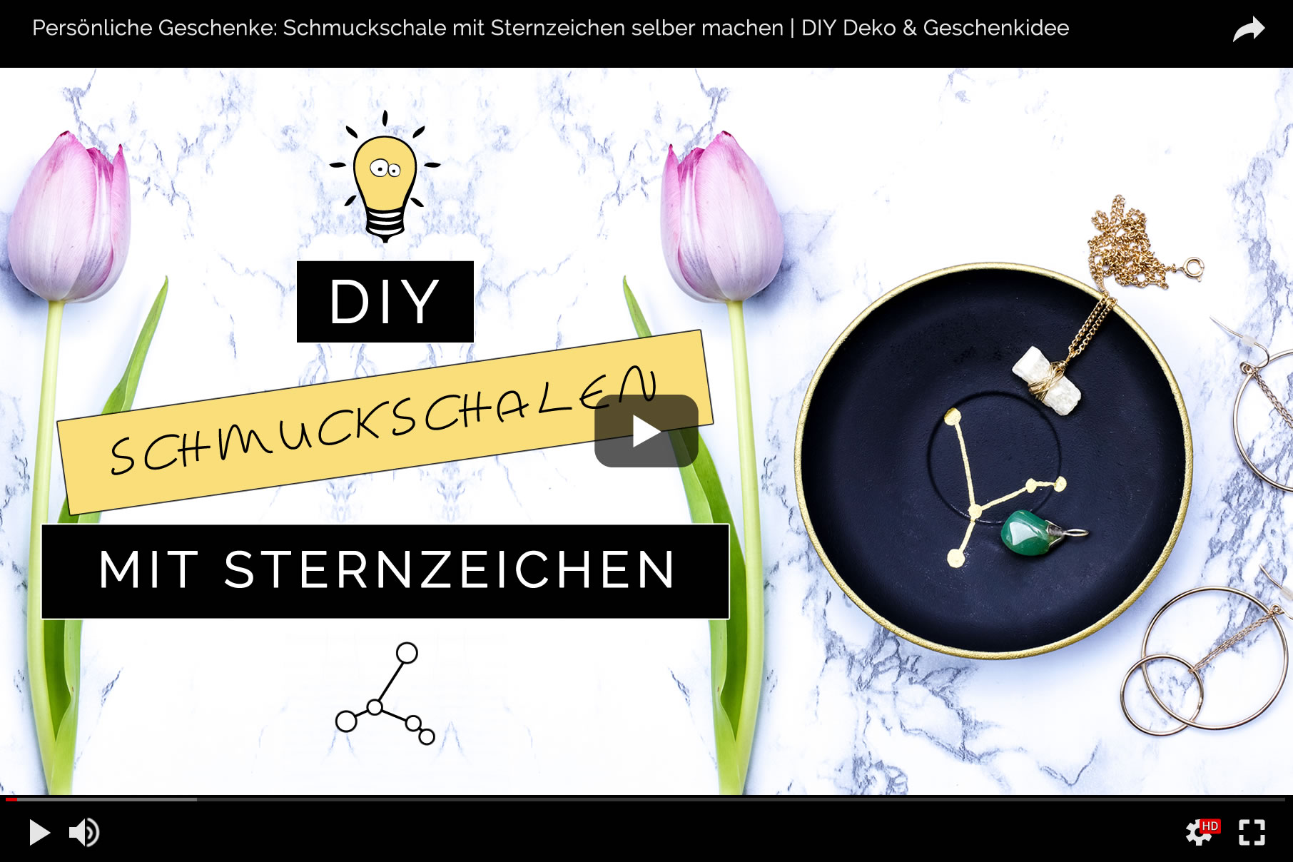 DIY Deko & Persönliche Geschenkidee: Schmuckschale mit Sternzeichen selber machen | Filizity.com | DIY-Blog aus dem Rheinland #sternzeichen #geschenkidee